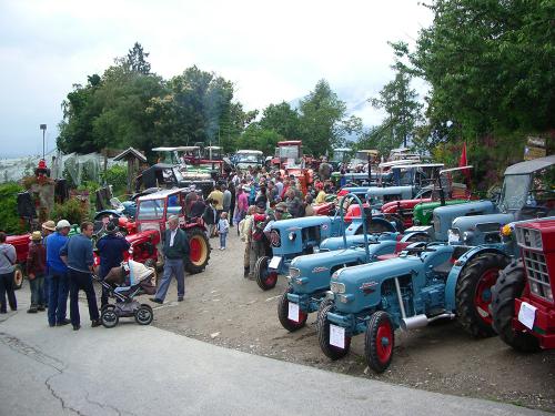 Traktorausstellung und Teilemarkt beim Ungerichthof in Kuens
